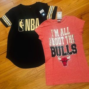NWT ~WooP WooP~2 Women's NBA Tops - Sz M